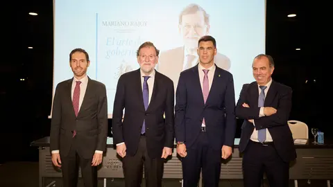 El expresidente del Gobierno de Espa&ntilde;a, Mariano Rajoy Brey, presenta su libro 'El arte de gobernar' en un acto presentado por los populares Sergio Sayas y Carlos Garc&iacute;a Adanero que clausurar&aacute; el presidente del PPN, Javier Garc&iacute;a. PABLO LASAOSA