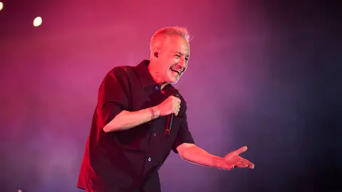 Sergio Dalma ofrece un concierto en Navarra Arena. PABLO LASAOSA
