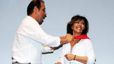 Sonsoles &Oacute;nega presenta en Cascante su libro Llevar&aacute; tu nombre. AMAYA LUQUI (19)