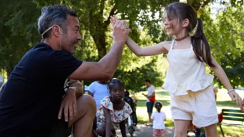 Fiesta del Club Agroalimentario A-UNA, impulsado por UAGN, UCAN y ALINAR, en el Parque Antoniutti de Pamplona. I&Ntilde;IGO ALZUGARAY