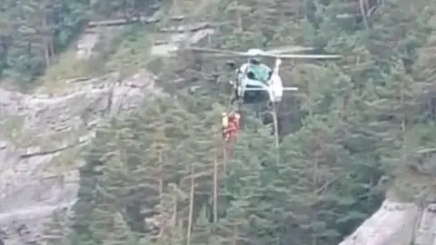 Imagen del rescate
