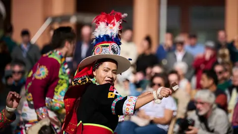 Festival intercultural de danza tradicional, organizado por Oberena dantza taldea. PABLO LASAOSA