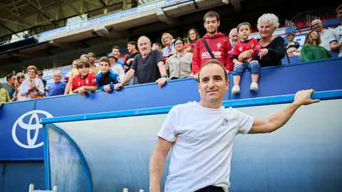 Presentaci&oacute;n de Jagoba Arrasate como nuevo entrenador de Osasuna. PABLO LASAOSA