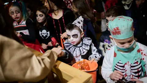 Celebraci&oacute;n de Halloween en Sarriguren. PABLO LASAOSA