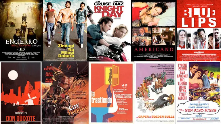 Carteles-de-diez-pel&iacute;culas-en-las-que-San-Ferm&iacute;n-es-protagonista.