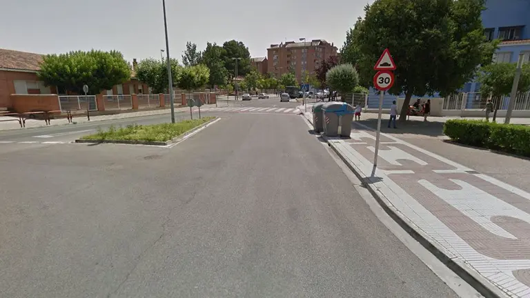 Imagen de archivo de la calle Camino Caritat de Tudela.