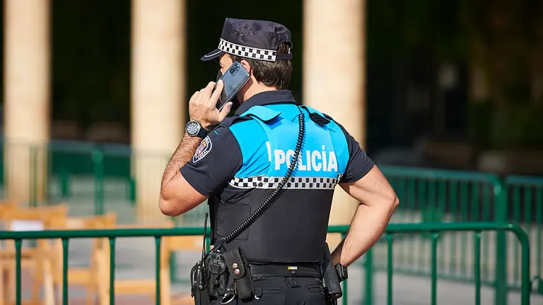 Polic&iacute;a Municipal de Tudela. PABLO LASAOSA