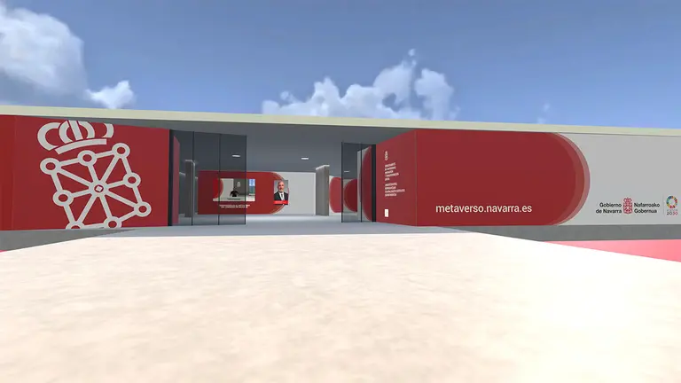 Nuevo espacio del Gobierno de Navarra en el metaverso. GOBIERNO DE NAVARRA