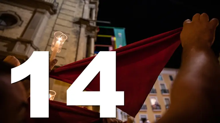 14 Pamplona despide las fiestas de San Fermín con el Pobre de mí