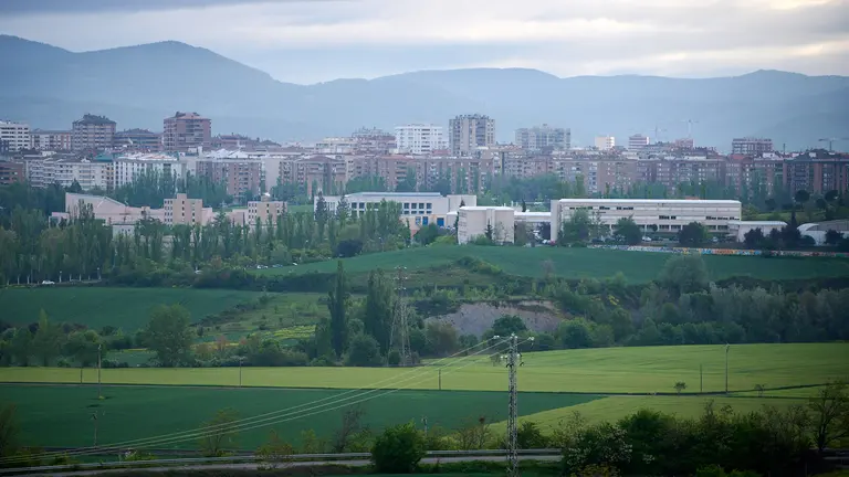 Vista de Donapea, zona donde se prev&eacute;n modificaciones urban&iacute;sticas. PABLO LASAOSA