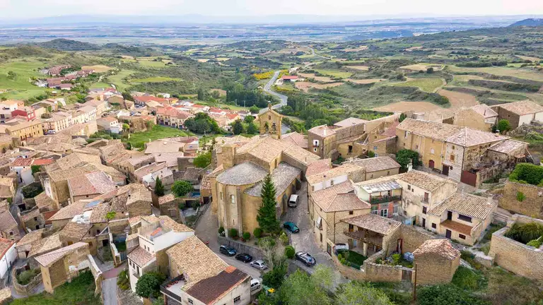 Localidad de San Mart&iacute;n de Unx en Navarra. Francis Vaquero