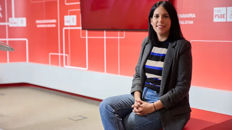 La diputada socialista Adriana Maldonado ofrece una rueda de prensa para analizar la actualidad pol&iacute;tica tras el pleno de investidura de Pedro S&aacute;nchez. I&Ntilde;IGO ALZUGARAY
