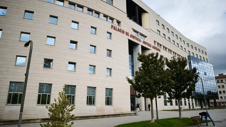Vista del Palacio de Justicia en Pamplona. PABLO LASAOSA