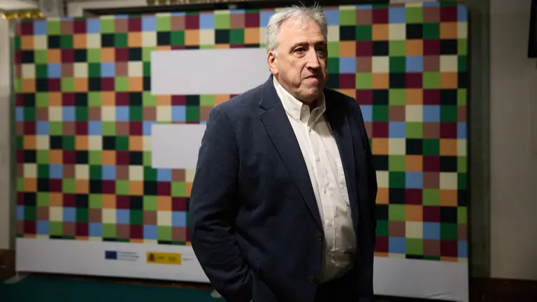 Acto de presentaci&oacute;n de la marca-ciudad  'Pamplona = bagara. Iru&ntilde;a = de verdad&rsquo; con la presencia del alcalde, Joseba Asiron, en el Teatro Gayarre de Pamplona. I&Ntilde;IGO ALZUGARAY
