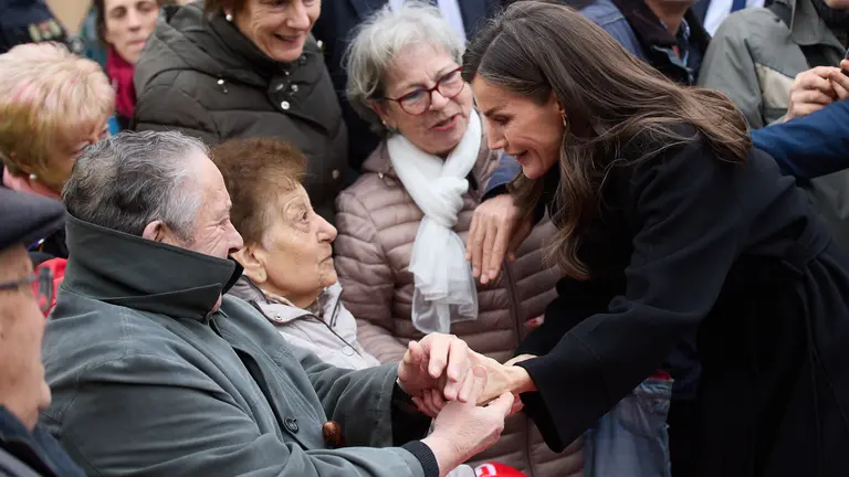 La reina Letizia visita Tudela para asistir a la Muestra de Cine Espa&ntilde;ol. I&Ntilde;IGO ALZUGARAY