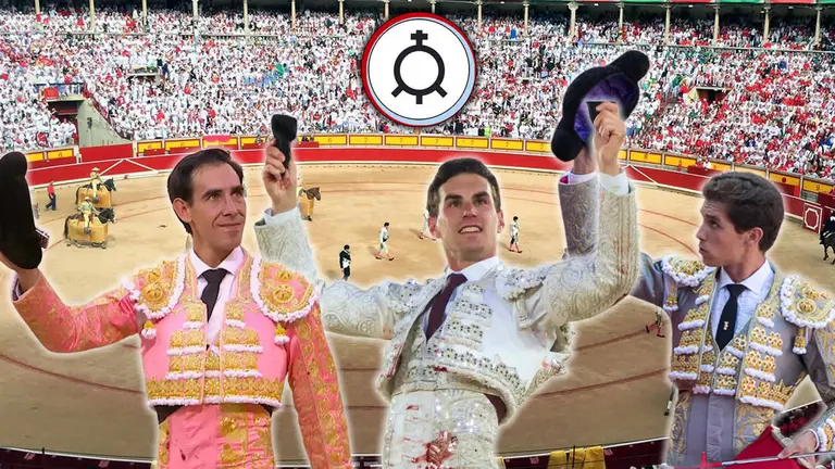 Domingo 13 de julio. Feria del Toro de San Fermín 2025. Toros de La Palmosilla para Jiménez Fortes, Fernando Adrián y Ginés Marín. NAVARRA.COM