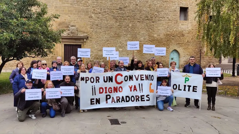 Trabajadoras del Parador de Olite se movilizan por un convenio digno ante la falta de avances. CEDIDA