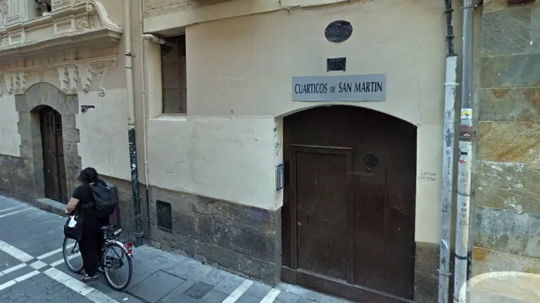 Imagen de la fachada de la residencia Los Cuarticos de San Martín en Pamplona. GOOGLE MAPS
