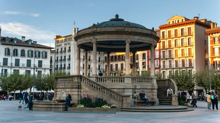 Imagen de archivo de la Plaza del Castillo. CEDIDA
