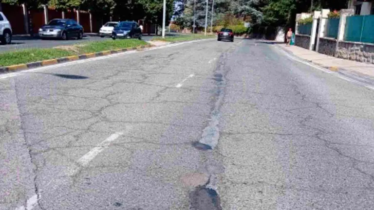 Acceso al centro de Pamplona por la carretera de Badostáin. AYUNTAMIENTO DE PAMPLONA
