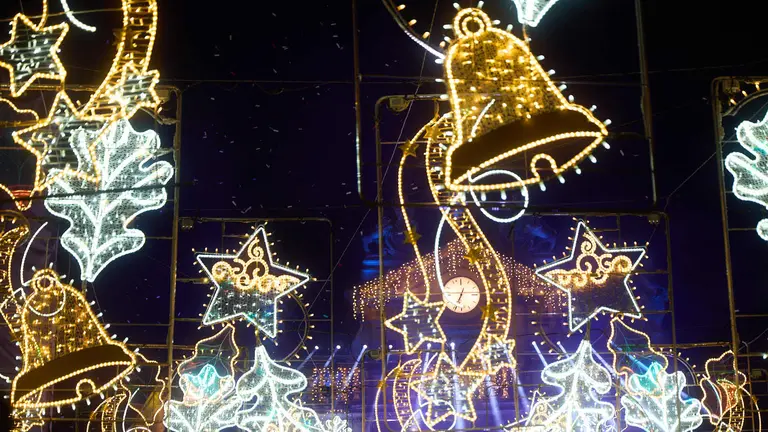 Encendido de las luces navide&ntilde;as en Pamplona. I&Ntilde;IGO ALZUGARAY