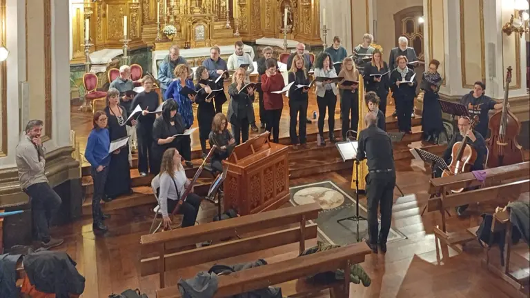 Imagen de un concierto de la Capilla Renacentista "Michael Navarrus". CEDIDA