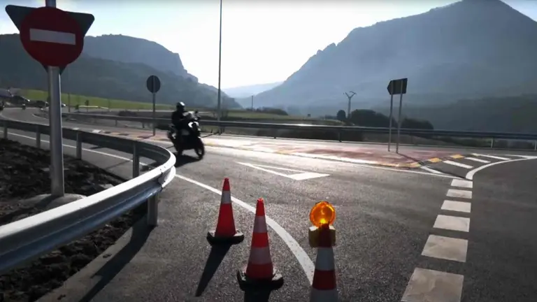 Acceso directo de Izurdiaga a la A-15. GOBIERNO DE NAVARRA