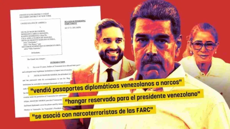 EEUU acusa a Maduro, su esposa e hijo de traficar con 200 toneladas anuales de coca en aviones oficiales. OK DIARIO