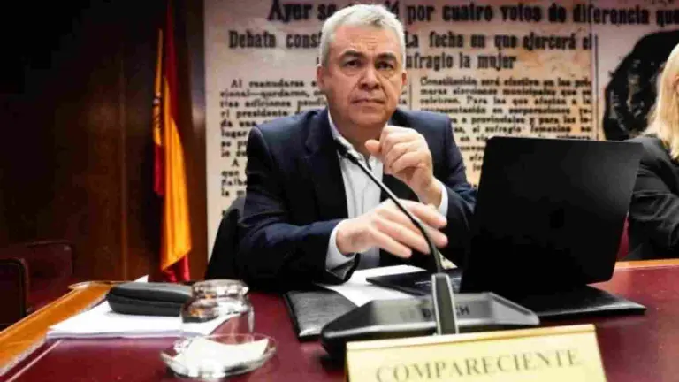 Santos Cerd&aacute;n en su comparecencia en el Senado. EFE