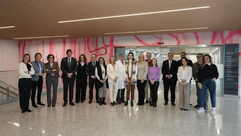 Miembros del Observatorio Somos Fanes en la Cl&iacute;nica Universidad de Navarra, socio cient&iacute;fico del bar&oacute;metro integral del bienestar. CL&Iacute;NICA UNIVERSIDAD DE NAVARRA