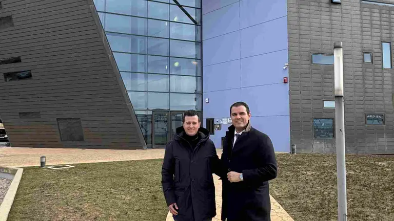 Fran Arag&oacute;n, socio fundador y director general de Passvaltec, y Rub&eacute;n Puga, director general de Fidelitas.  FIDELITAS