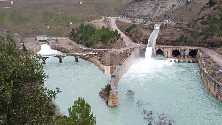 Imagen del embalse de Yesa. EUROPA PRESS
