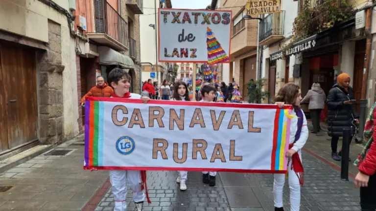 Imagen de archivo de una celebraci&oacute;n de carnaval en Sang&uuml;esa. AYUNTAMIENTO DE SANG&Uacute;ESA