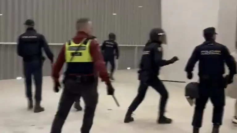 Imagen captada en redes sociales de los disturbios ocurridos en el Sadar