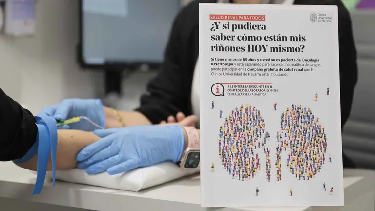 La Cl&iacute;nica Universidad de Navarra inicia una segunda fase del cribado renal, basado en una anal&iacute;tica de sangre, para mejorar la prevenci&oacute;n de estas patolog&iacute;as.