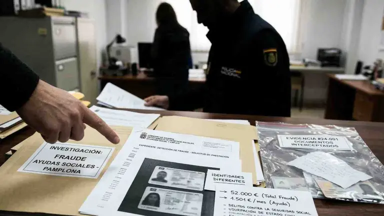 Imagen de investigaci&oacute;n policial.  Inteligencia artificial