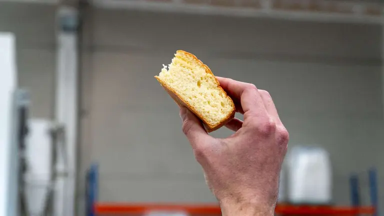 Un bizcocho elaborado con el mix sin gluten de Glutestop. GLUTESTOP