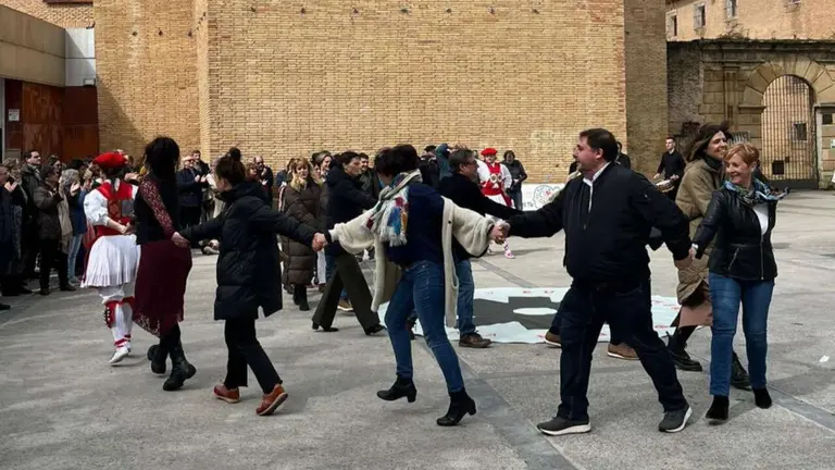 Celebraci&oacute;n del Aberri Eguna en Estella. EAJ-PNV