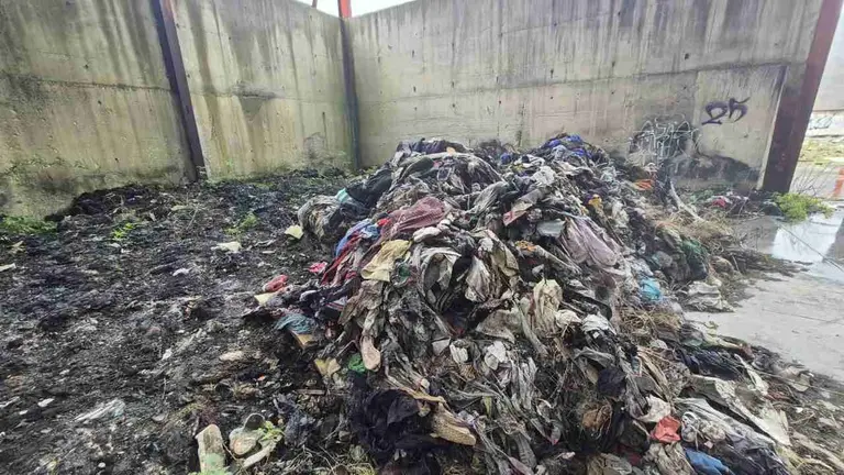 residuos contaminantes vertidos desde 2020 en Ciordia. GURELUR