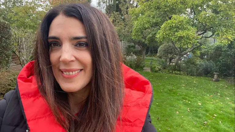 Mari Carmen Portillo, una enfermera navarra en Reino Unido. CEDIDA