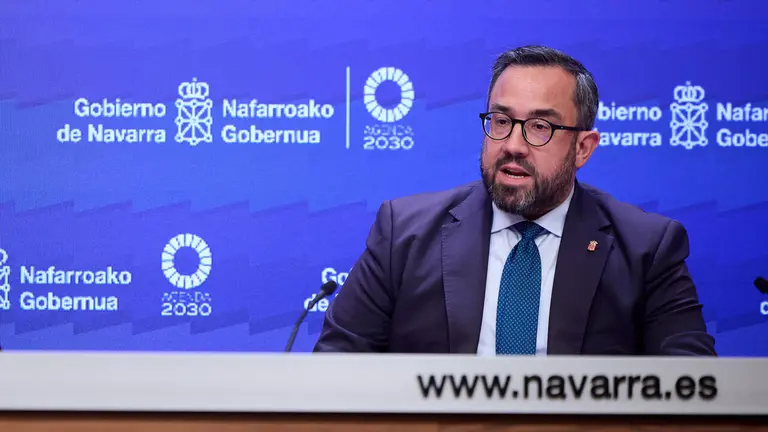 Rueda de prensa para informar de los asuntos tratados en la sesi&oacute;n de Gobierno de Navarra. Remirez. NAVARRA.COM