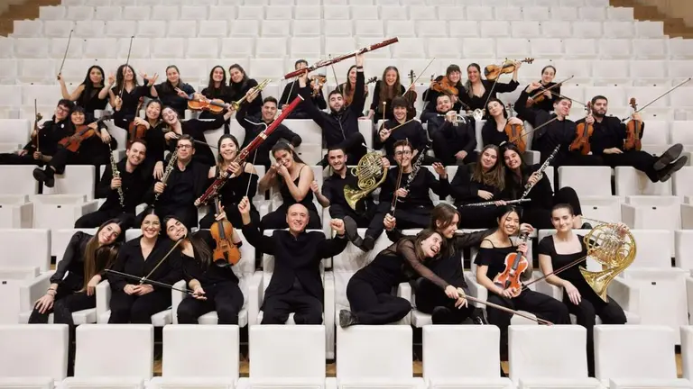 Orquesta del CSMN en el Auditorio Fernando Remacha. CONSERVATORIO SUPERIOR DE M&Uacute;SICA DE NAVARRA