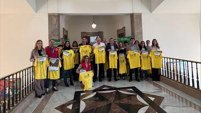 Presentacion de la XII Marcha Contra el Cáncer en Pamplona. AECC