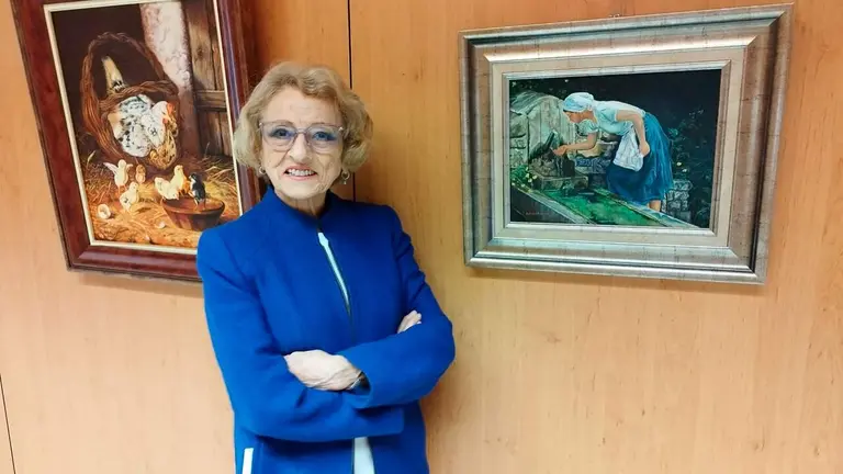 La artista Blanca Cabodevilla. HOSPITAL SAN JUAN DE DIOS