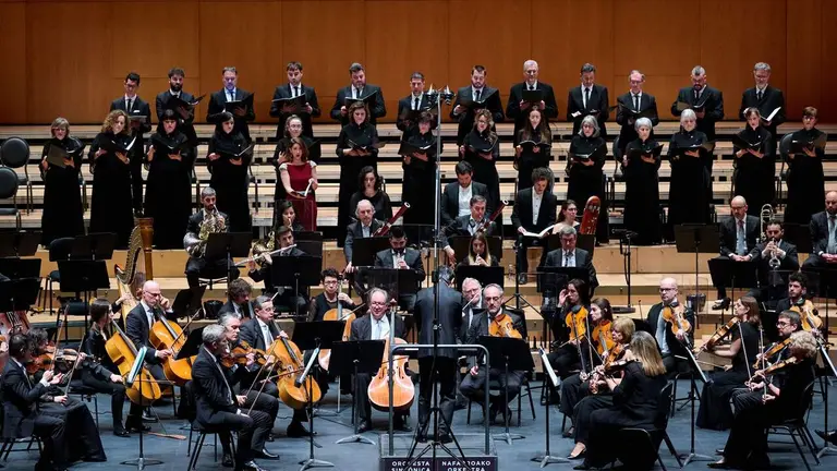 Imagen de la Orquesta Sinf&oacute;nica de Navarra. CEDIDA