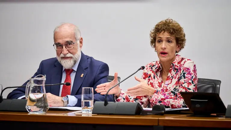 Comparecencia para que la presidenta del Gobierno de Navarra, Mar&iacute;a Chivite y el consejero de Salud, Fern&aacute;ndo Dom&iacute;nguez informen sobre la situaci&oacute;n que atraviesa la sanidad navarra. PABLO LASAOSA
