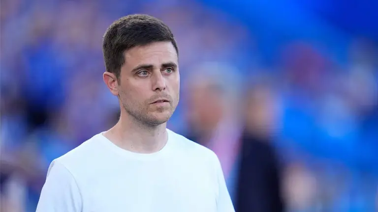 Alessio Lisci en Coliseum madrile&ntilde;o durante el partido Getafe - Osasuna. Europa Press.