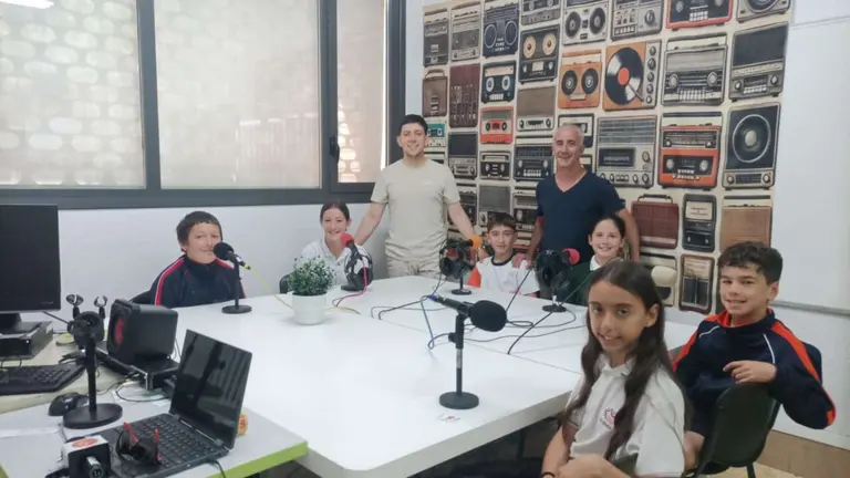 Participantes en el podcast escolar de Jesuitinas. CEDIDA