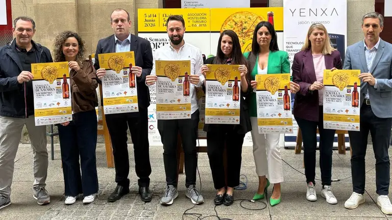Imagen de la presentaci&oacute;n de la Semana de la Tortilla de Navarra. ASOCIACI&Oacute;N HOSTELER&Iacute;A Y TURISMO DE NAVARRA
