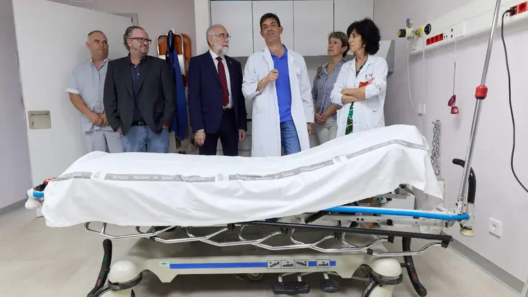 Visita a las nuevas urgencias del Hospital Garc&iacute;a Orcoyen de Estella. GOBIERNO DE NAVARRA